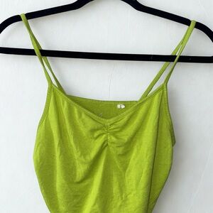 PacSun Lime Green Spaghetti Strap Crop Tank
